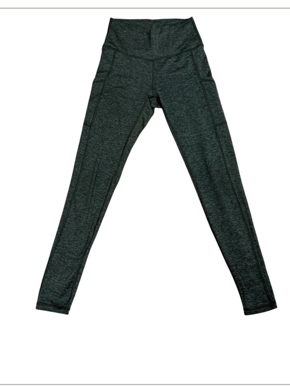 aerie Heathered Olive Green Performance Leggings